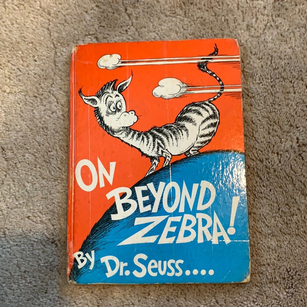 On beyond zebra by Dr. Seuss 1955 Edition